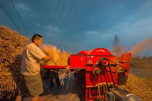 机械打麦机