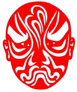 剪纸脸谱图案大全百度