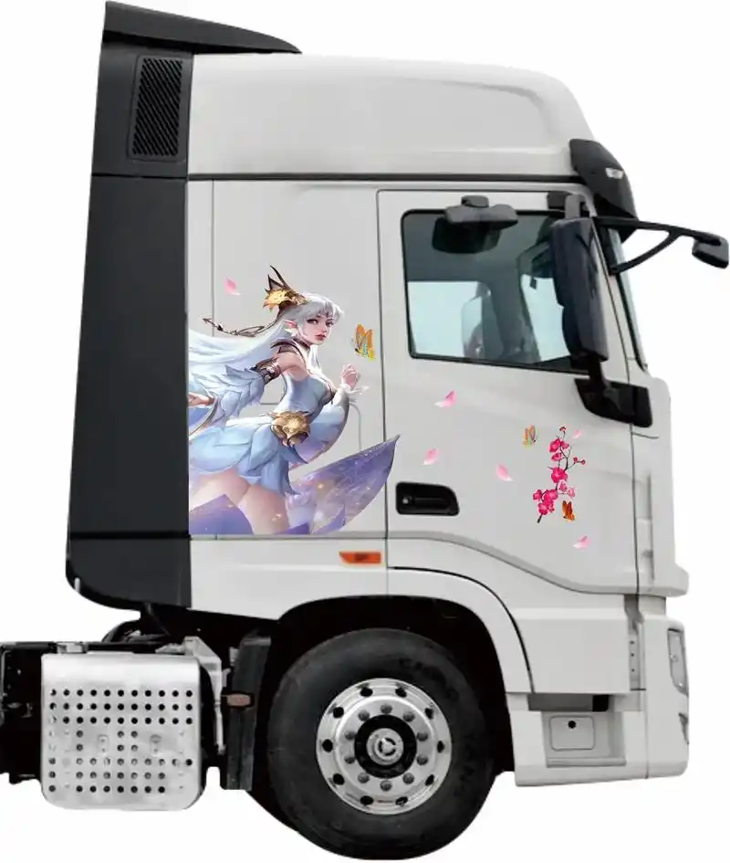 货车用品 #货车贴画  #货车装潢 #3duv立体车贴#爆 - 抖音