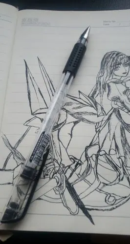 莉莉丝水笔临摹图