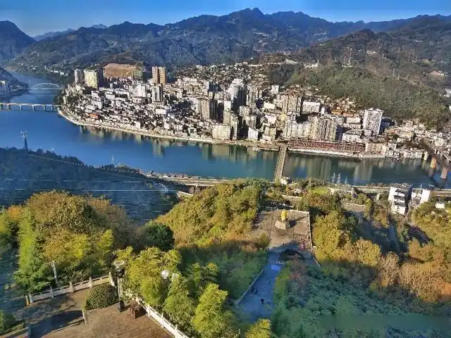 俯瞰紫阳全景美呆了