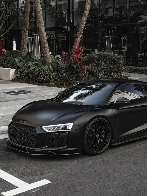 奥迪r8黑武士超跑的高颜值,科技感十足,豪华又迷人,像位霸气的守护者