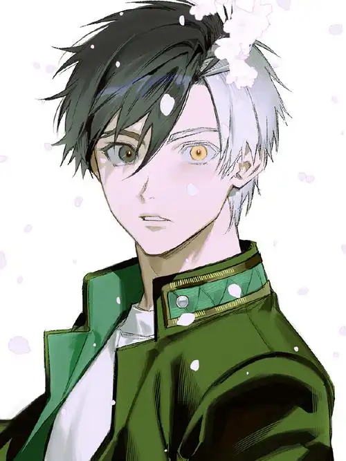 防风少年#异瞳.白发.帅到哈喇子收不住(twi:77ho_i7)