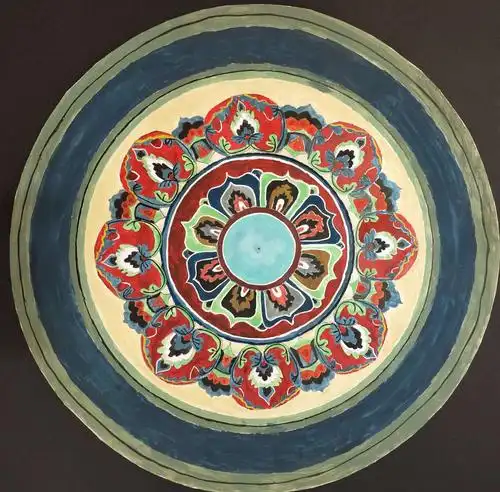 17玉雕班敦煌藻井图临摹