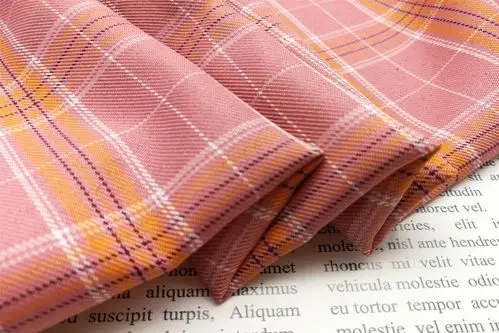 新款日系jk制服格子布料面料 jk格裙成品布 格子衬衫面料现货批发