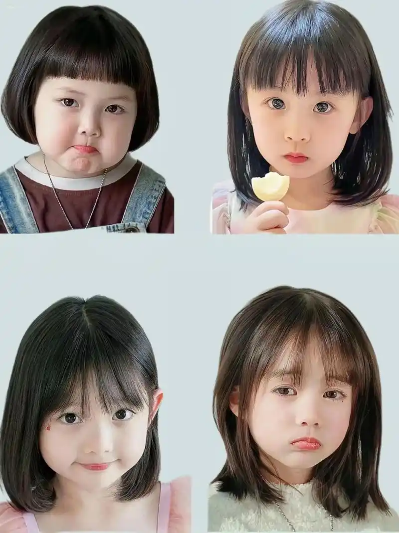 夏季女童时尚发型来了#儿童发型 #儿童发型女孩 #女宝宝短发 - 抖音