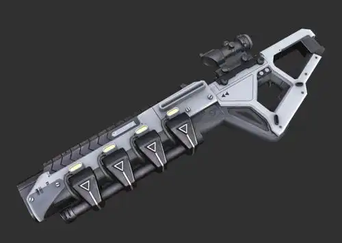 pbr次世代 科幻步枪 科幻枪炮 武器系统 科幻枪械 赛博朋克 未来武器