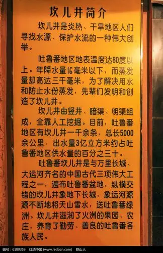 坎儿井简介解说