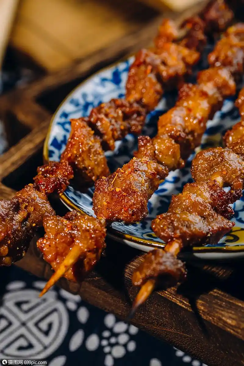 烧烤美食摄影烤串炭烤美味