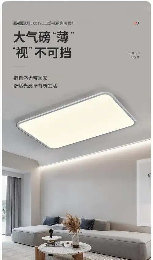 9211吸顶灯【精灵款】哑白 70w 无极调光【图片 价格