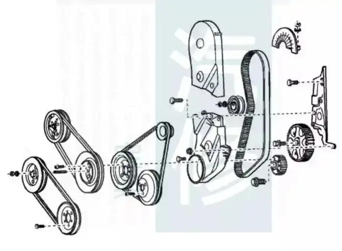 朗逸正时皮带多少钱(大众车系82张正时皮带安装示意图) - 价格百科