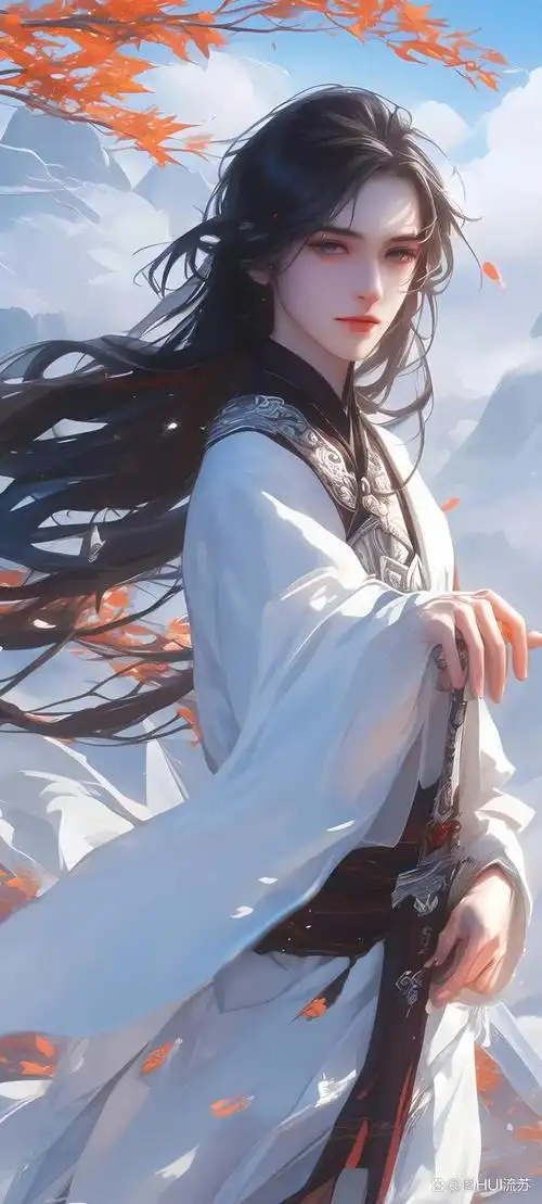 ai系古风绝美男子壁纸