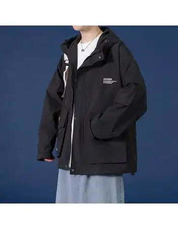 男黑色宽松衣服穿搭,男生黑色外套搭配什么颜色裤子好看-时尚街头