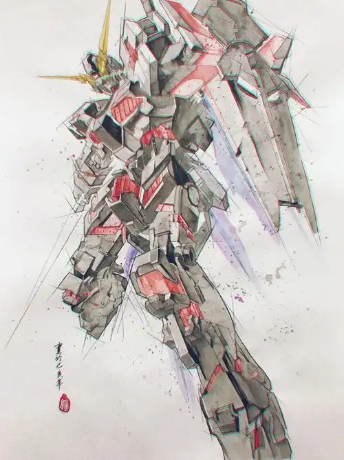 手绘,水彩,独角兽                  收藏