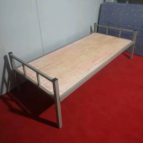 床家用床简约钢架床午休便携出租房办公室硬板床 方管90宽200长65高
