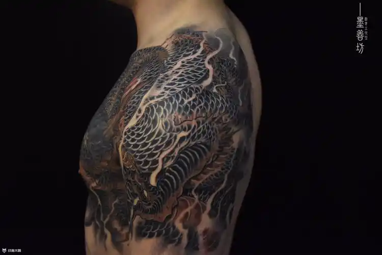 肩部新传统纹身图案大全 - 纹身大咖