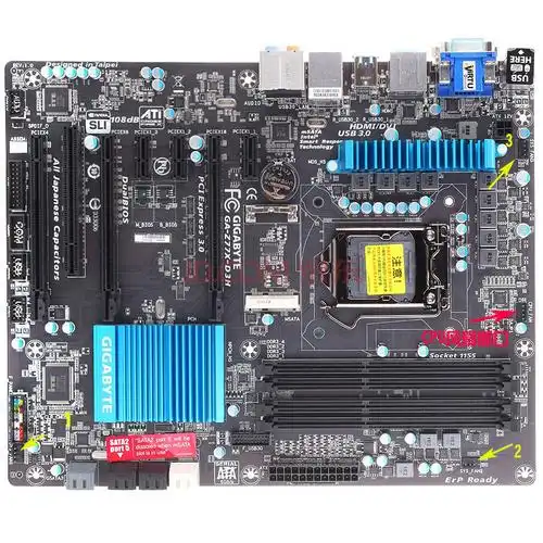 新买的技嘉z77x d3h 发现cpu风扇插入cpu附近的插口上就有电流声