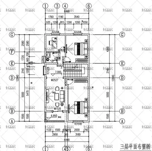 4米宽15米长建房设计图