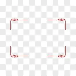回字纹复古边框中国风背景边框