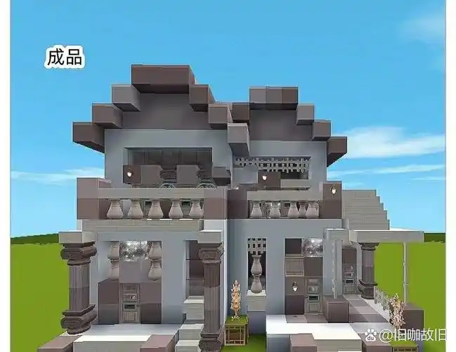 迷你世界-古风别墅建筑教程