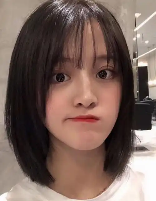 适合00后学生党的刘海发型,青春可爱的刘海造型