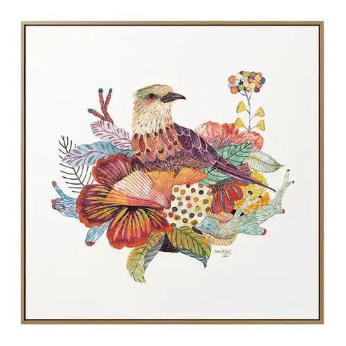 回凝艺术家崔思群美式水彩装饰画