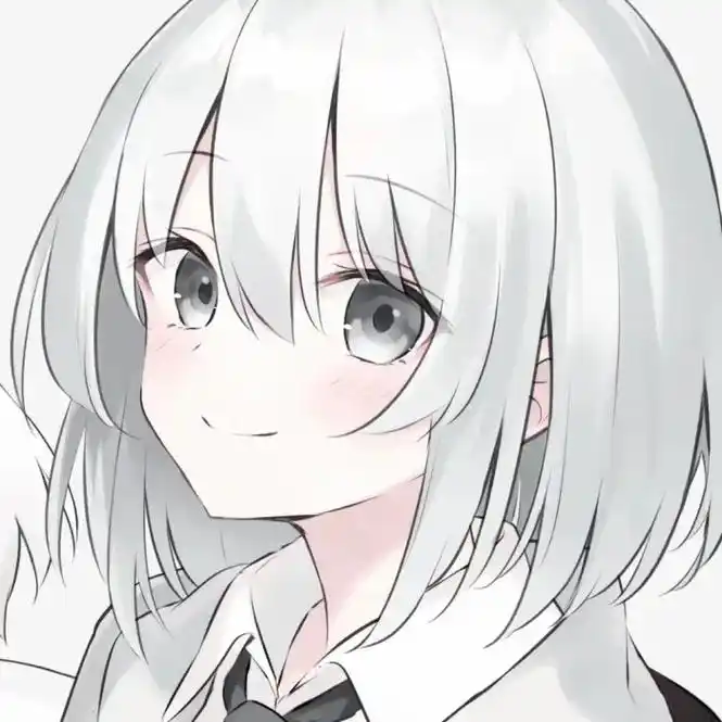 动漫女头 #二次元  白色系头像 拿图说一声 - 抖音