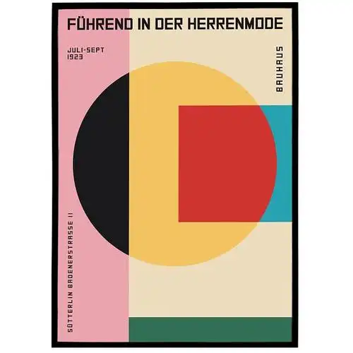 初玖丶从潘潘啊～转采于2021-03-29 13:58:59复古包豪斯海报平面 版面