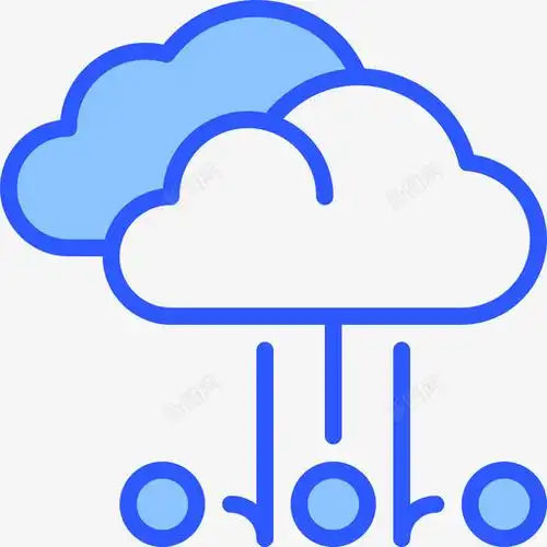 冰雹天气241蓝色图标