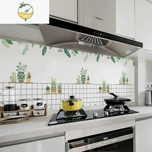 yicheng厨房防油贴纸柜灶台用油烟机墙墙壁贴纸