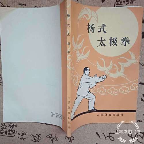 原版旧书杨式太极拳 太极拳拳法图解太极推手 太极拳武术武功书籍