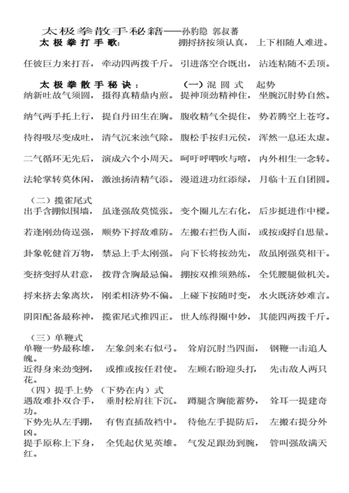 太极拳散手秘籍供参习.doc