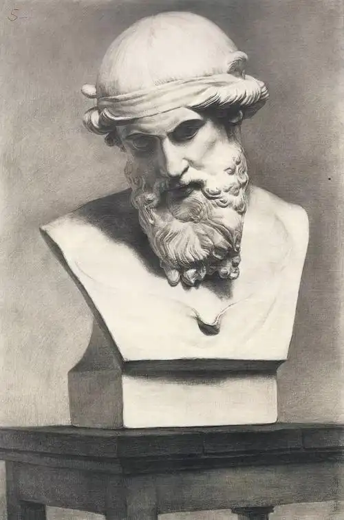 大饱眼福丨精选百张中央美院石膏静物作品