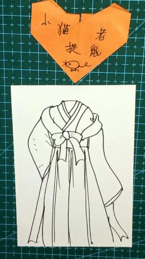 [绘画比拼]画一套漂亮的古装衣服