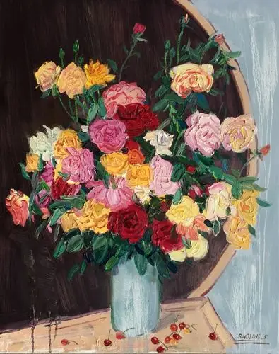 应莱州文萃公司相邀,宋卫东毕沙罗油画颜料写生作品欣赏