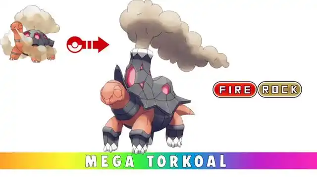 宝可梦新mega进化形态,煤炭龟新增岩石系,狩猎凤蝶翅膀像精灵