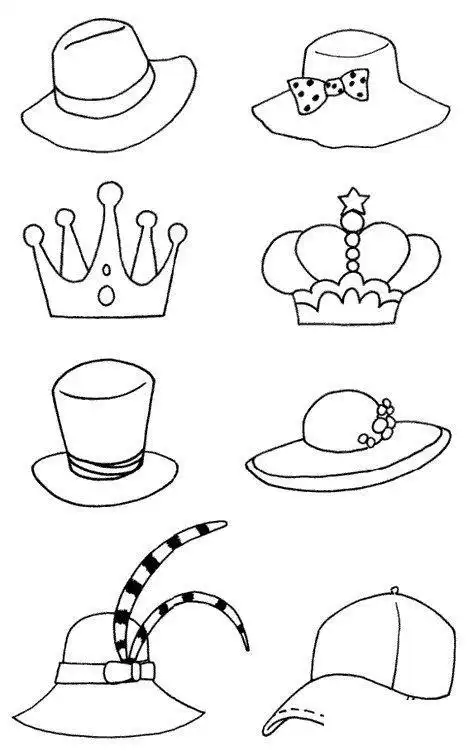 笔画儿童帽子简笔画怎么画儿童帽子简笔画图片大全圣诞帽子简笔画视频