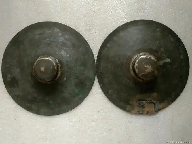 清民时期道教法师做法场用的黄铜老铙_旧铜器_诚信微店【7788铜器收藏