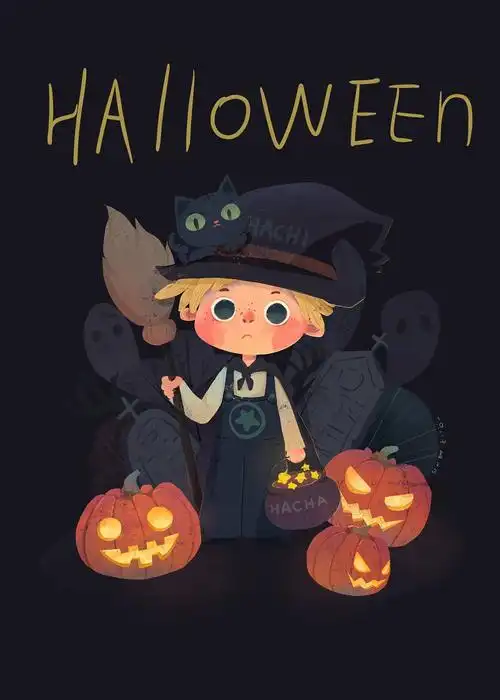 万圣节99|插画|儿童插画|一只八子 - 原创作品 - 站酷 (zcool)