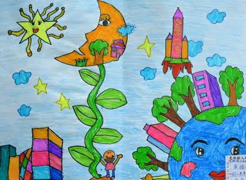 少儿书画作品-我的未来不是梦/儿童书画作品我的未来不是梦欣赏_中国
