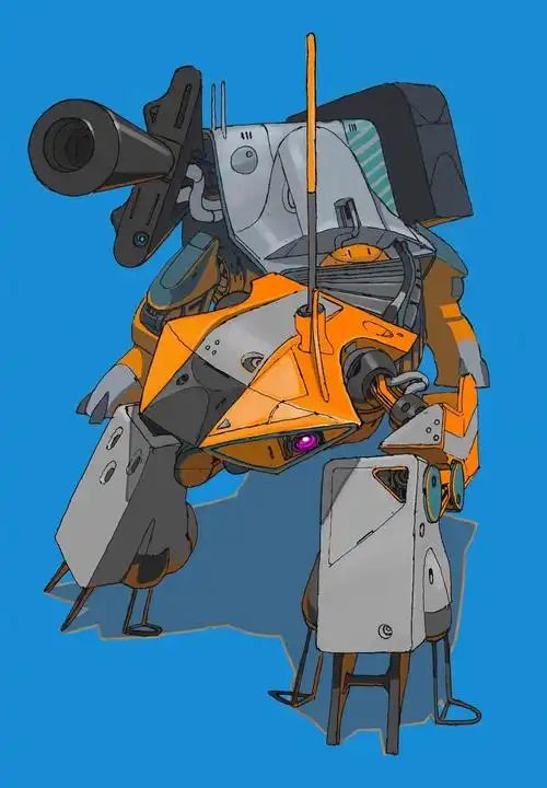 二次元机器人#676767#动漫##插画##动漫机甲#twi:makitagenia