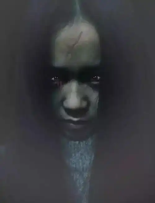 求大神把我p的"恐怖惊悚"一点?最后一张看完晚上"睡不着"了