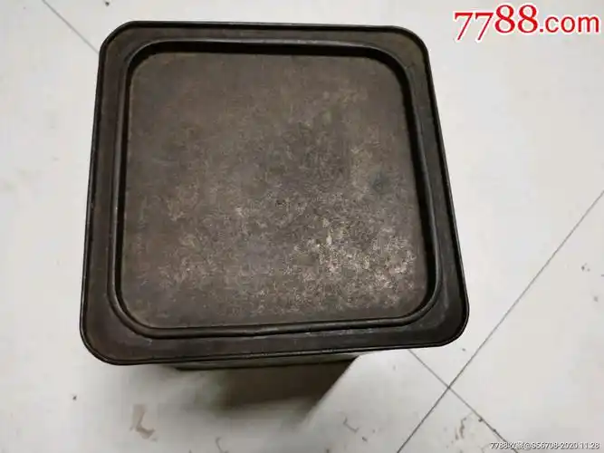 八十年代什锦饼干国营上海益民食品厂铁皮盒子果盒