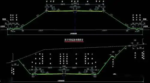 总长度5128米双向四车道高速公路毕业设计