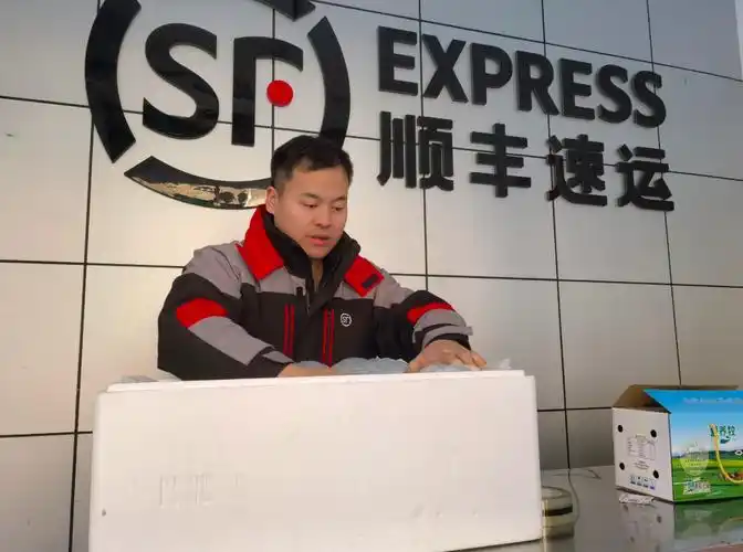 新春走基层日行2万步快递小哥奔忙送年味儿