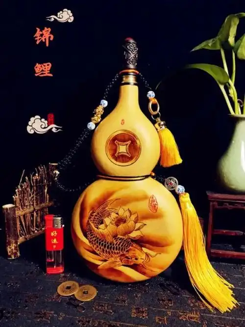 葫芦上画什么图案最好一幅在葫芦上绘制的艺术珍品