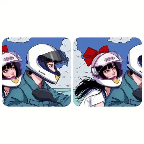 "50块钱的油 追100公里的风"#情侣头像