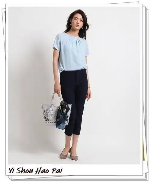 宝蓝色上衣搭配宝蓝上衣配什么颜色裤子好看