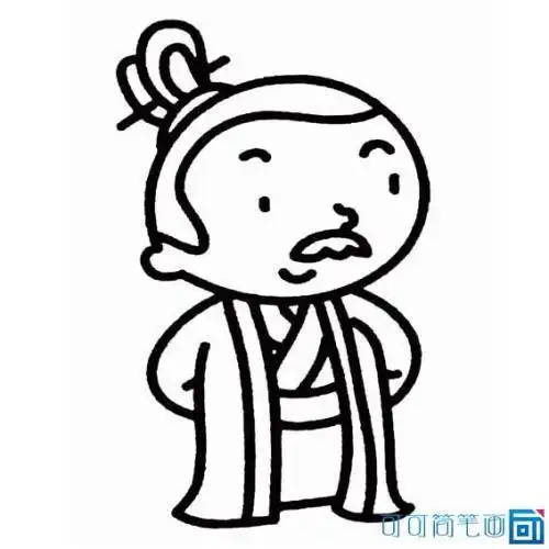 汉代人物简笔画卡通