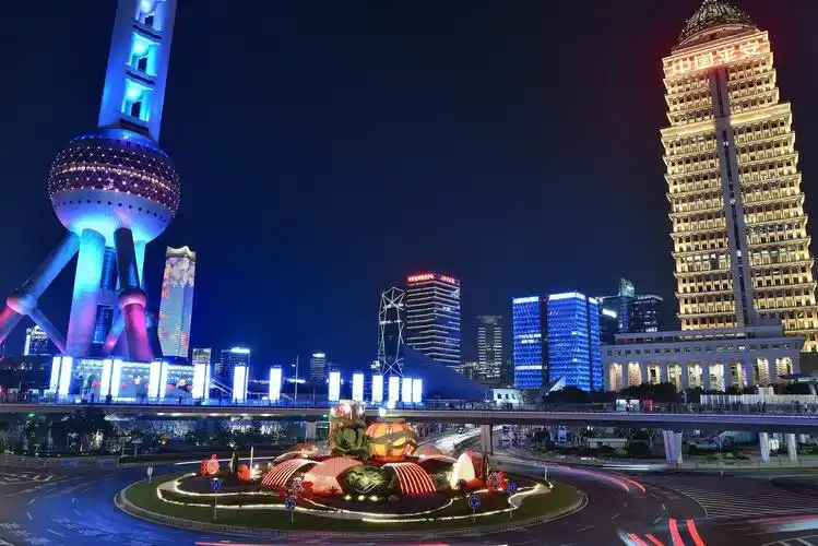 新年元旦,上海陆家嘴璀璨夜景-1-中关村在线摄影论坛